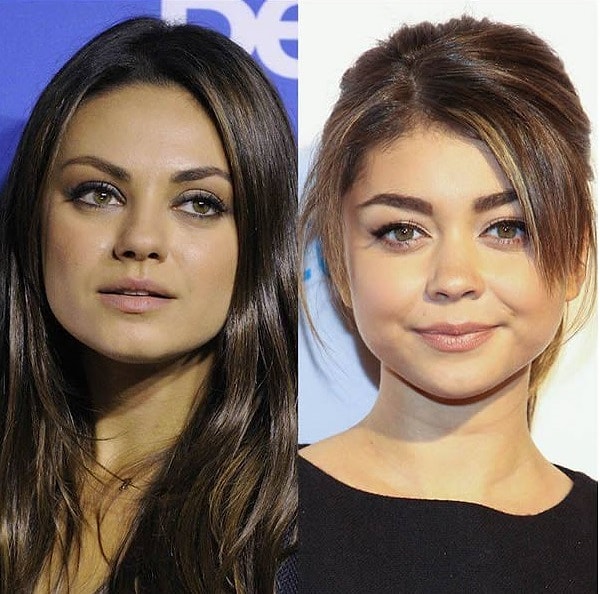 10. Мила Кунис и Сара Хайленд