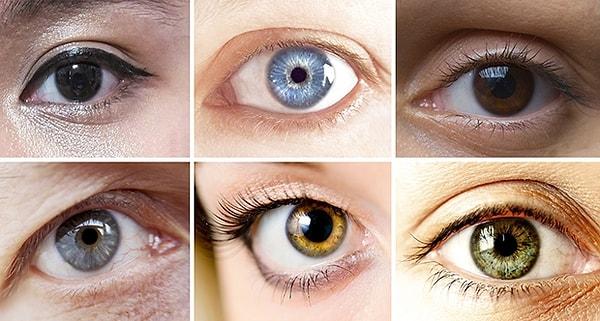 2. Gözler önemli! Hangisi senin göz rengin?