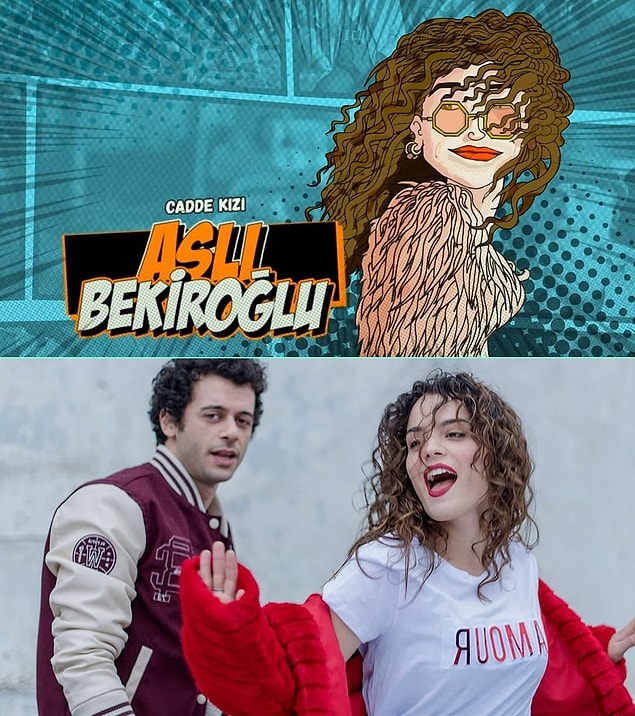 6. Dizinin kadrosunda yer alan Aslı Bekiroğlu ilk olarak Vine'da çektiği kısa videolar ile tanındı.
