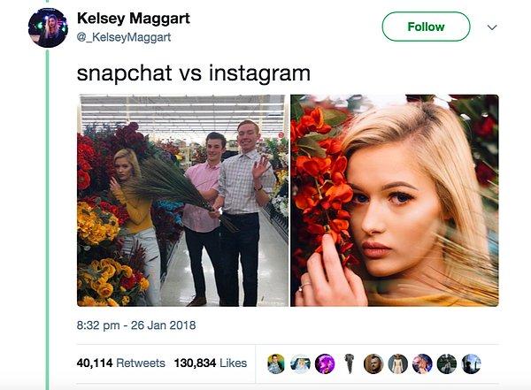 8. "Snapchat vs Instagram" 👇