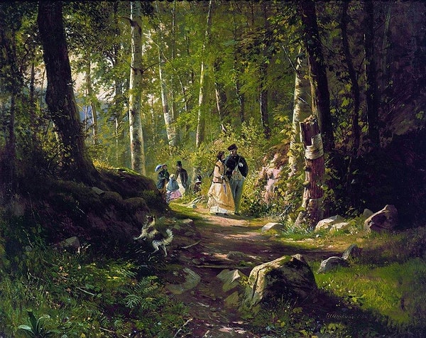 17. Прогулка в лесу. 1869.