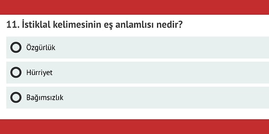 Bu İlkokul Testinde Full Çekeceğinizi Sanıyorsanız Yanılıyorsunuz!