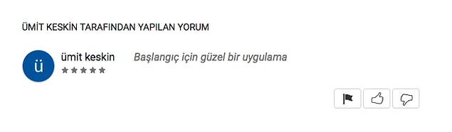 11. İşin garibi bu alakasız uygulamayı beğenen de çıktı.