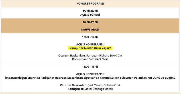 Açılış konuşması başlığı nedeniyle sosyal medyada ti'ye alındı. Hatta bazı haberlere konu oldu.