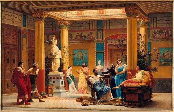 5. Древние римляне полоскали рот мочой и стирали в ней одежду.