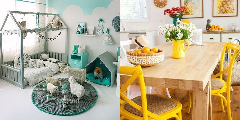 Инста-тренд на красочные кухни распространился на весь дом! А вы готовы к таким ярким переменам?