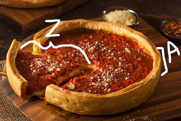 17. Kalın hamurlu bu pizzanın hacmini hesaplamak istiyorsanız, Pi x Z x Z x A formülünü kullanabilirsiniz.