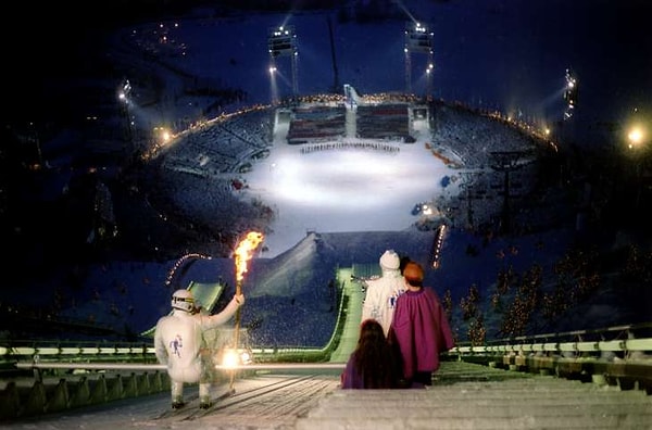 5. ЛИЛЛЕХАММЕР-1994 // СПУСК НА ЛЫЖАХ С ФАКЕЛОМ