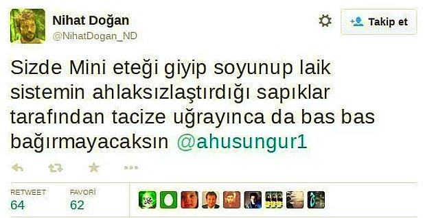 2015'e dönüyoruz: Özgecan'ın öldürüldüğü gün Nihat Doğan'ın attığı o tweet işte buydu.