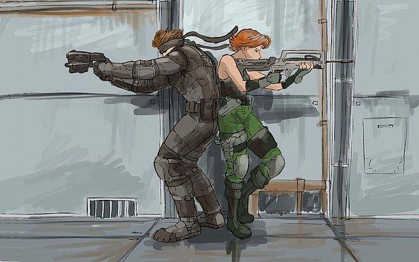 10. Solid Snake & Meryl Silverburgh