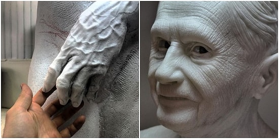 Michelangelo Olmayı Kafasına Koymuş Heykeltıraşın Muazzam Detaylarla Dolu, Gerçekçi Heykelleri!