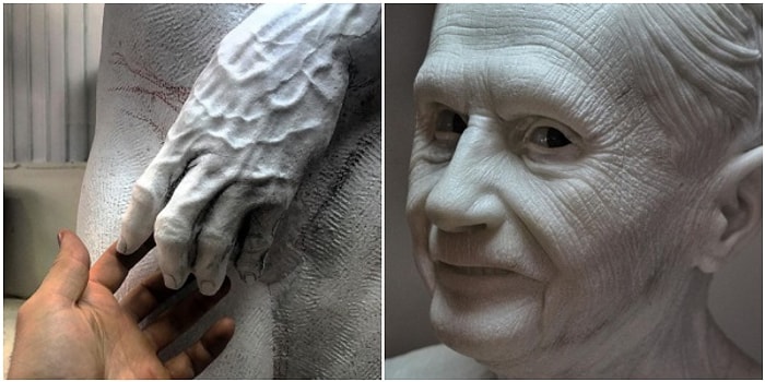 Michelangelo Olmayı Kafasına Koymuş Heykeltıraşın Muazzam Detaylarla Dolu, Gerçekçi Heykelleri!