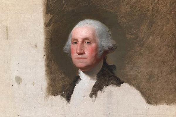 14. 1 Doların üzerinde yer alan meşhur George Washington portresi aslında yarım kalmış bir tabloya ait.
