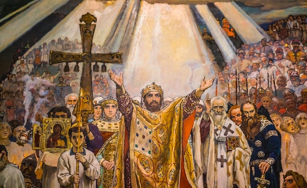 9. Когда Русь приняла христианство?