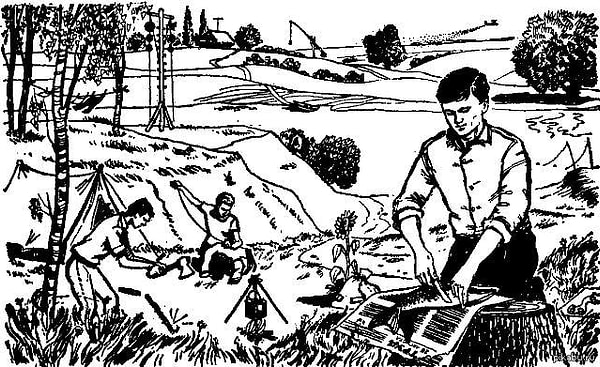 1. Давно ли ребята занимаются туризмом?