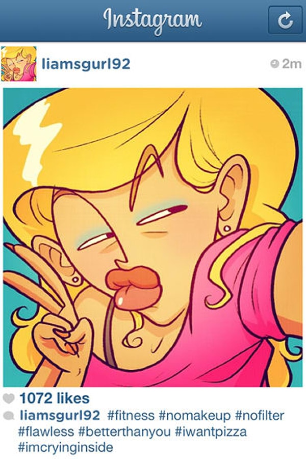 10. И, конечно же, мы просто не могли забыть про них: любителей селфи! 90% времени они крутятся у зеркала и делают фото, 5% времени - инстаграмят то, что получилось, а оставшиеся 5%... ищут жертву для знакомства...