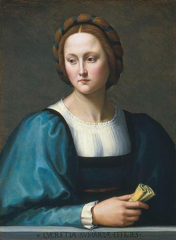 13. Portrait of Lucrezia Sommaria, Ridolfo del Ghirlandaio, 1510.
