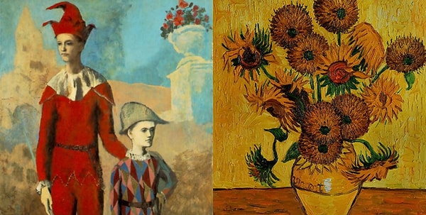 1. Какая из двух картин будет стоить больше?