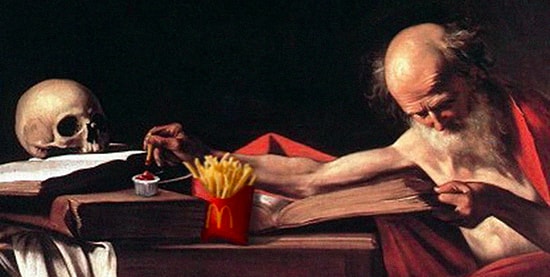 Американский художник вдыхает новую жизнь в старые картины, добавляя в них элементы из современной поп-культуры