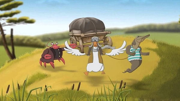 8. За какое дело взялись лебедь, щука и рак в одноимённой басне?