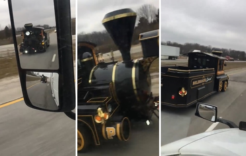 Dikiz Aynasında Görmek İstemezsiniz: Tren Görünümüyle Şaşırtan Araba