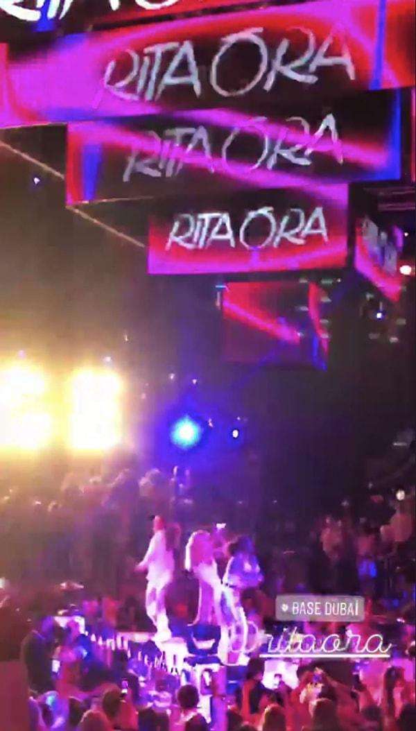 Hatta Rita Ora'nın konserindelerdi bir önceki gece!