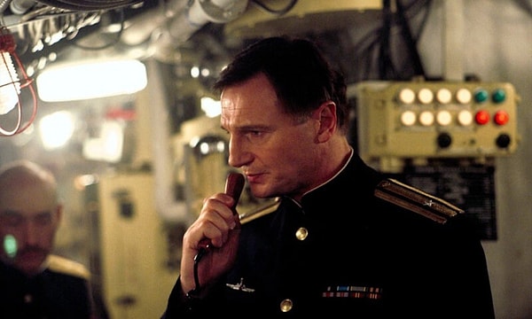 10. Лиам Нисон в роли капитана советской подлодки (фильм "К-19", 2002 год)
