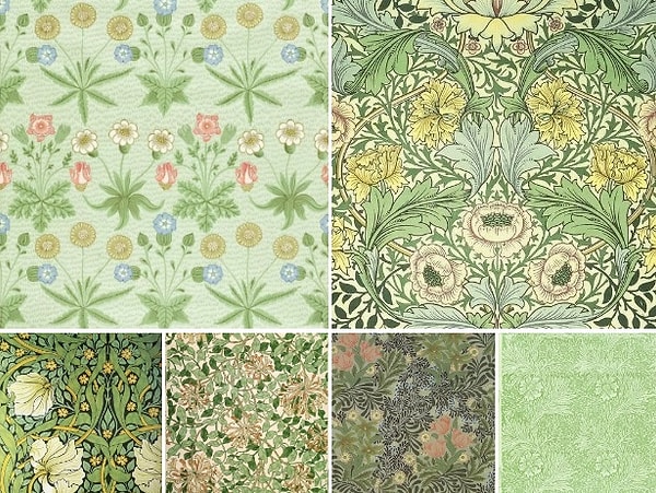 6. А для домов высшего общества британский художник Уильям Моррис создал зеленые обои с потрясающими рисунками. Естественно, эти обои также содержали мышьяк.