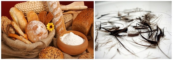 8. Хлеб с волосами