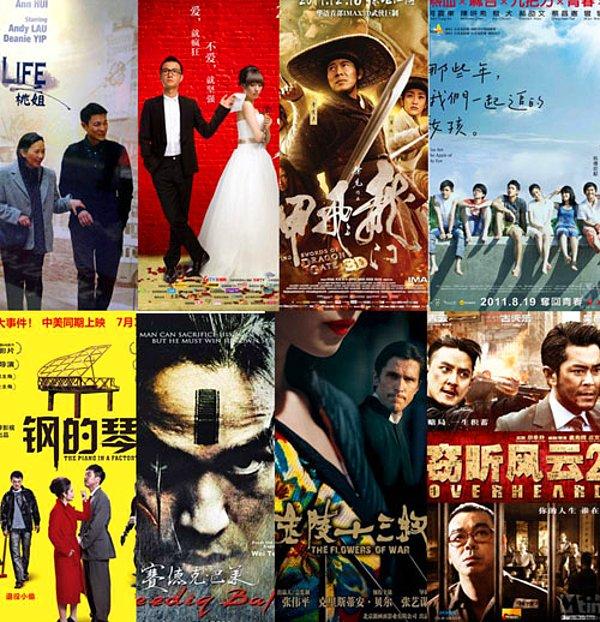 Çin, film endüstrisinde cinsiyet dengesini en başarılı koruyan ülke.
