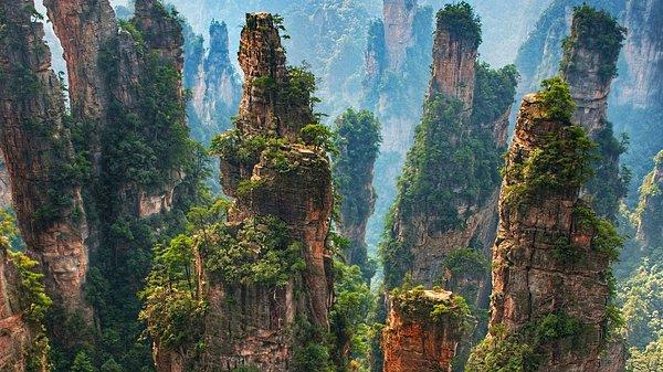 Tianzi Dağları, Çin.