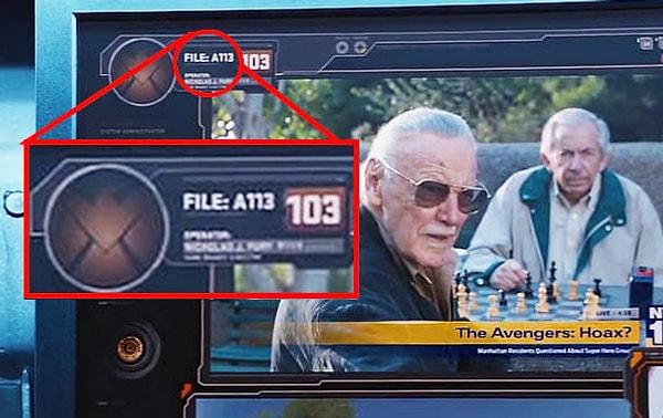 3. 'The Avengers'da, bir dosyanın adı olarak A113 kullanılmış. Bu da Pixar'da çalışan çoğu animatörün mezun olduğu üniversitedeki sınıflarına bir gönderme.
