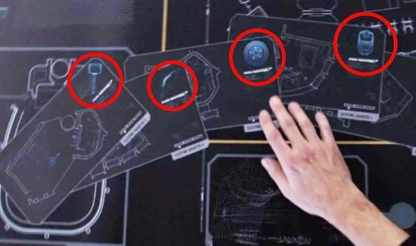 5. Ayrıca, 'The Avengers'da Tony'nin elinde Avengers Kulesi'ne ait çizimler var. Hatta Thor'un, Hawkeye'ın, Kaptan Amerika'nın ve kendisinin odalarına kadar detaylı bu çizimler.