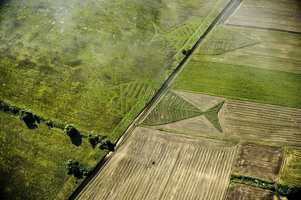12. А это граница между Польшей и Украиной с высоты птичьего полёта!