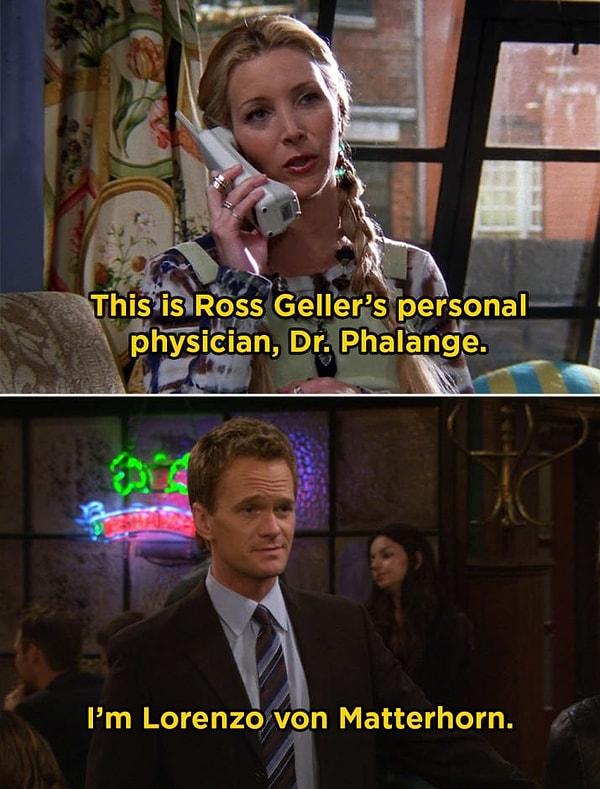 8. Phoebe ve Barney, çoğunlukla farklı isimler kullanırdı.