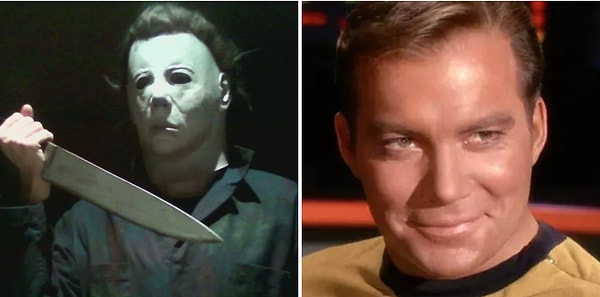 7. Маска Майкла Майерса - героя серии американских фильмов ужасов "Хэллоуин" - не что иное, как маска Джеймса Кирка из "Звёздных войн", выкрашенная в белый цвет.