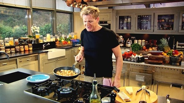 3. Гордон Рамзи - человек, у которого жизнь неразрывно связана с едой