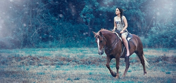 4. Представьте себя, скачущим(-ей) на лошади. Какого она цвета?