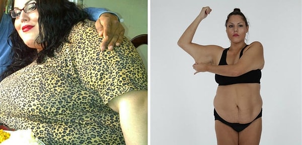 7. И последняя история преображения. Ялена похудела на 96 кг.