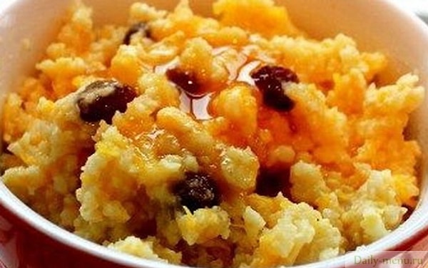 3. Какая каша из этих получается жёлтого цвета?