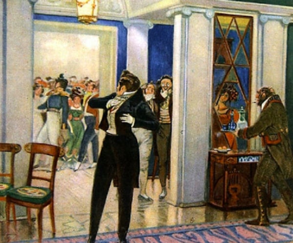 10. "А судьи кто? – За древностию лет К свободной жизни их вражда непримирима, Сужденья черпают из забытых газет Времен Очаковских и покоренья Крыма; Всегда готовые к журьбе, Поют всё песнь одну и ту же, Не замечая об себе: Что старее, то хуже"