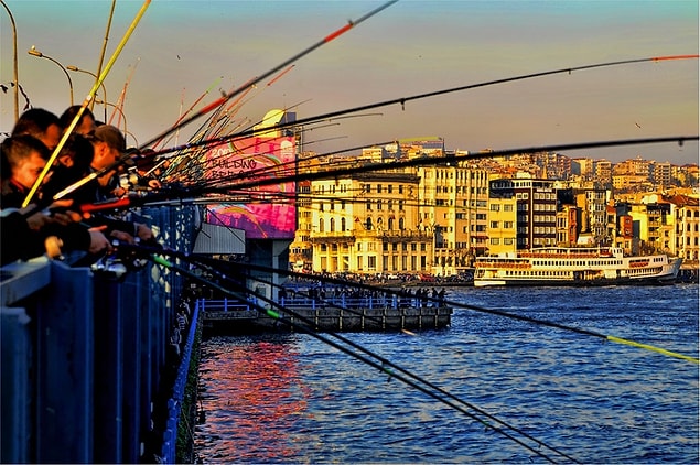 12. Galata Köprüsü Balıkçılar