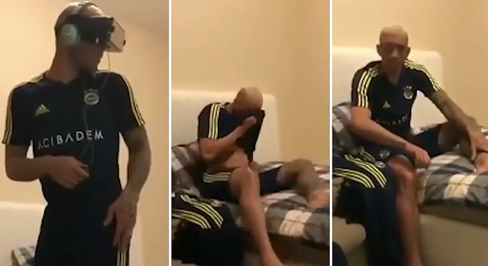 Fenerbahçeli Yıldız Fernandao, Sanal Gerçeklik Gözlüğüyle Aklını Yitirdi!