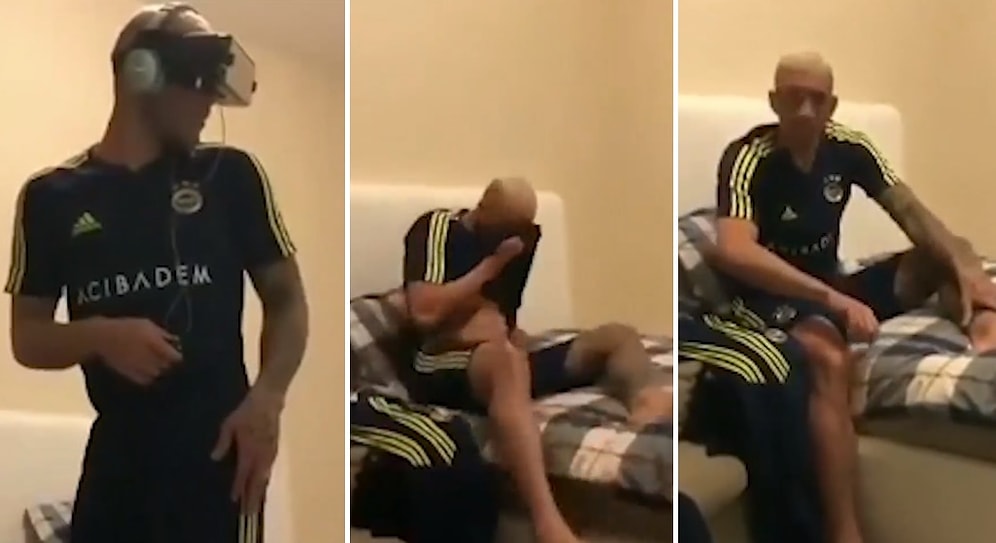 Fenerbahçeli Yıldız Fernandao, Sanal Gerçeklik Gözlüğüyle Aklını Yitirdi!