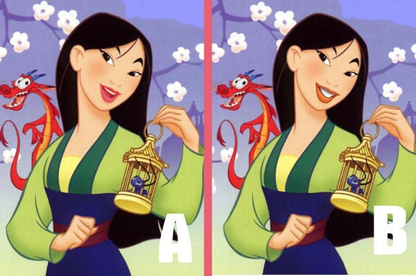 4. На каком изображении не фейк Мулан?