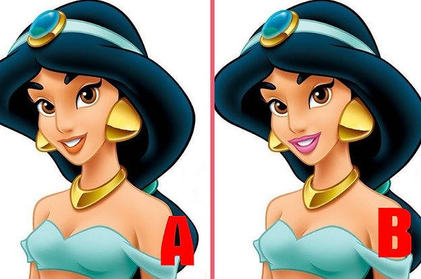 5. А реальный цвет губ Жасмин на картинке...