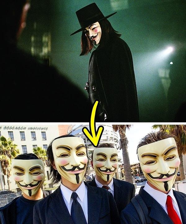6. 'V for Vendetta': Baskıcı hükümetlere karşı aktif mücadele başladı.
