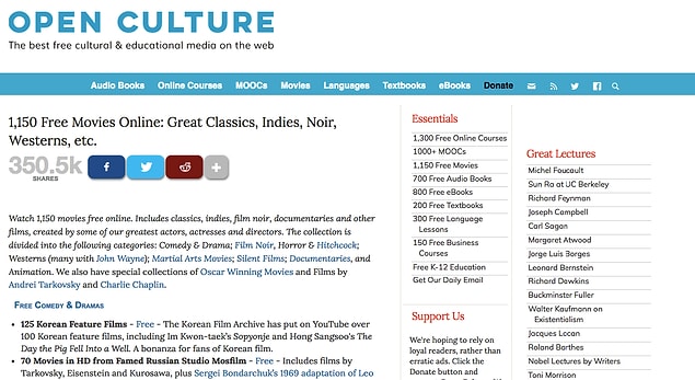 6. Open Culture