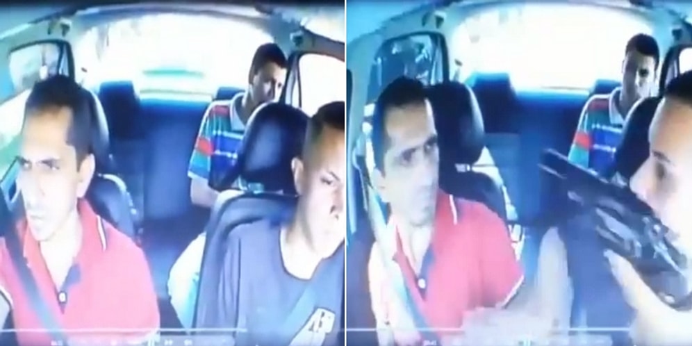 UBER Sürücüsüne Silah Çekip Arabayı Gasp Eden Hırsızlar