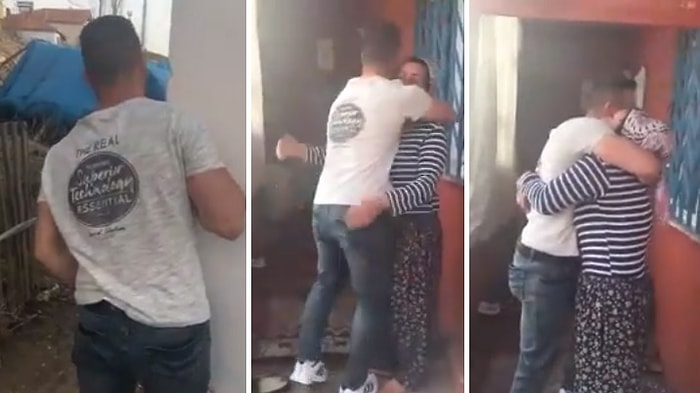 Teskeresini Alan Askerden Anneye Duygu Dolu Sürpriz